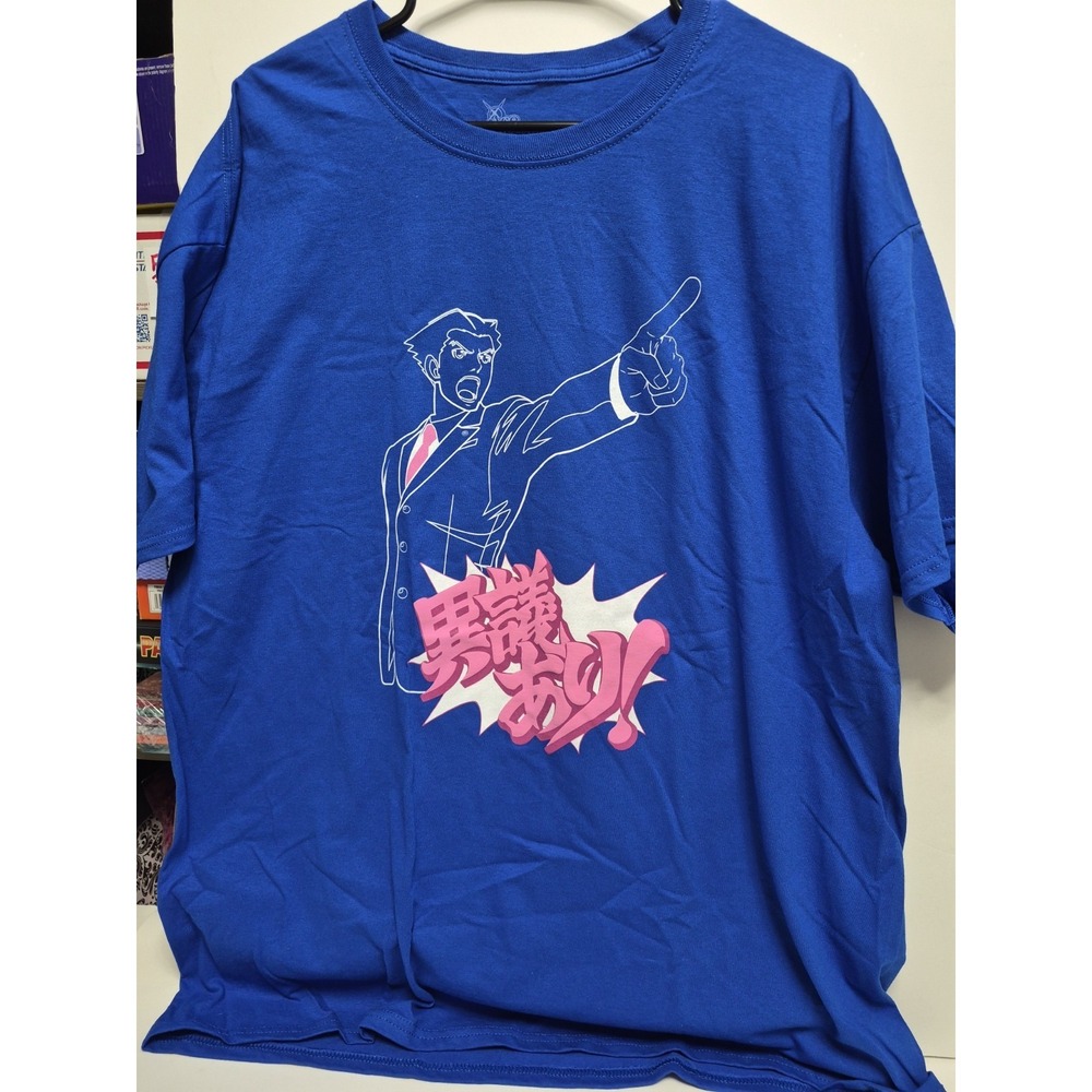 Ace Attorney Apollo Justice Loot Crate Anime Graphic Tee Shirt Size XL